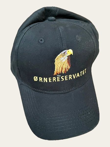 Schwarz mit ØRNERESERVATET Eagle World Cap