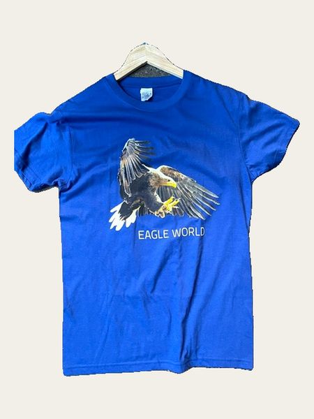 Royalblau Eagle World T-Shirt