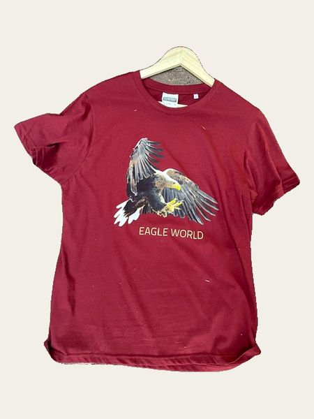 Weinrot Eagle World T-Shirt